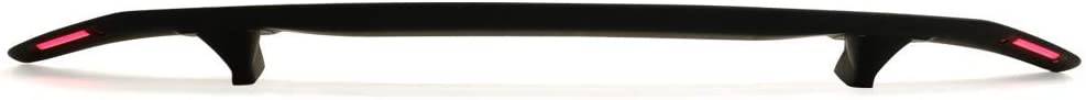 Universal 2 Post ABS Matte Black Spoiler Wing with LED Turn Signal Light - 57.5