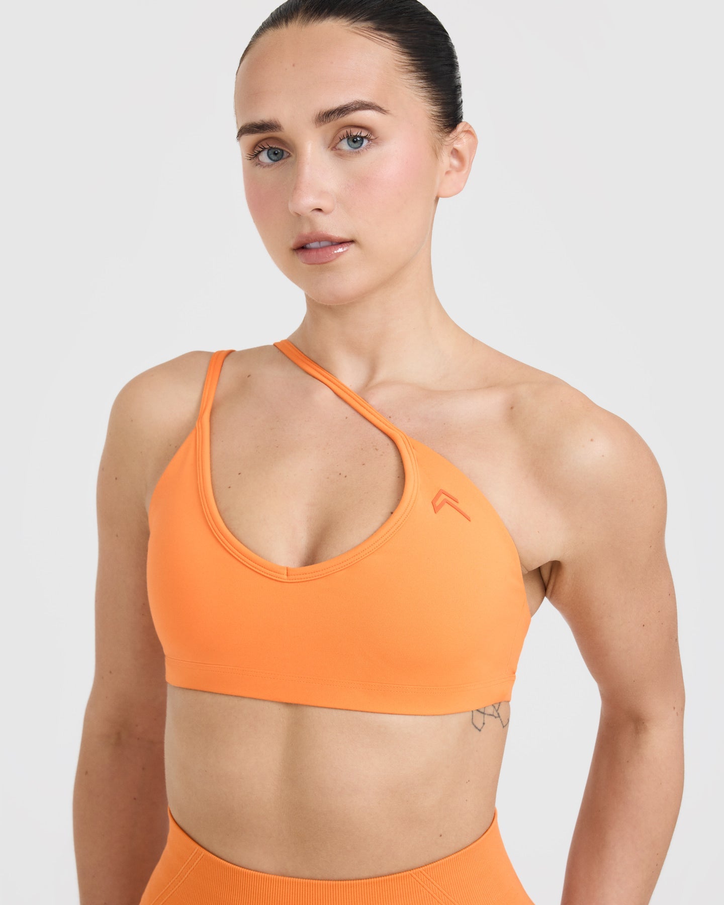 Timeless Strappy Bralette in Apricot Orange | Comfortable Wireless Bra for Women | Perfect for Yoga, Lounge & Everyday Wear