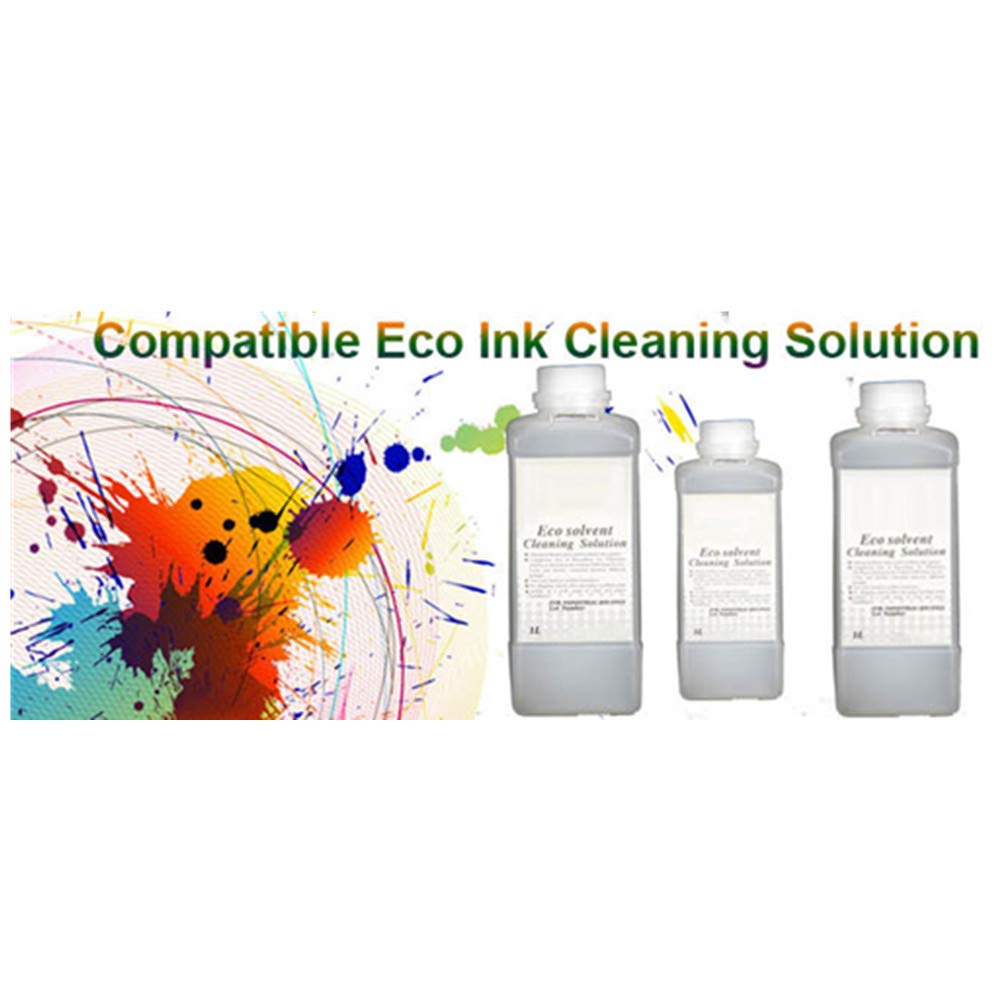 1L Eco-Friendly Solvent Ink Cleaning Solution for Printheads - Compatible with Solvent Ink Printers | Perfect for Printhead Maintenance & Deep Cleaning in Commercial Printing Shops