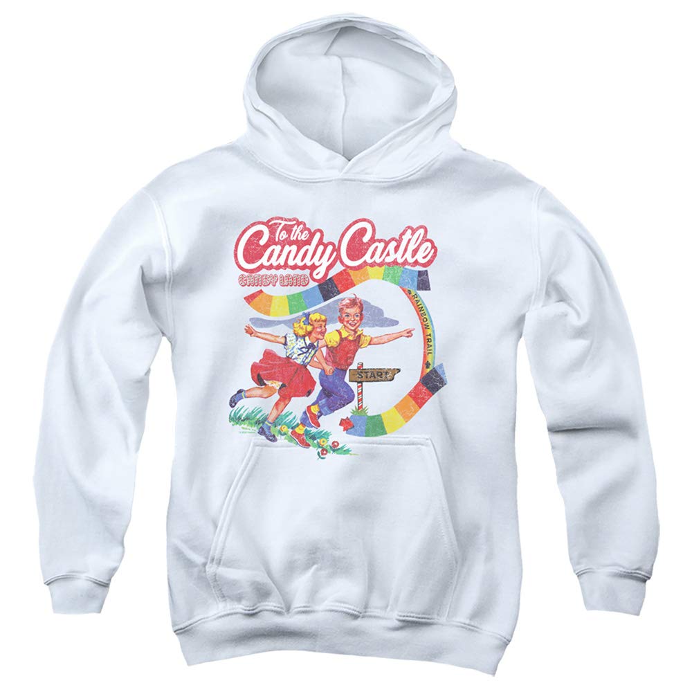 **Candy Land to The Candy Castle Unisex Youth Pullover Hoodie - Soft & Cozy Kids Sweatshirt for School, Play & Outdoor Activities**
