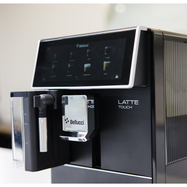 Bellucci Premium Latte Touch Espresso Machine - Fast & Easy Home Coffee Maker for Espresso, Cappuccino & Latte - Perfect for Kitchen, Office & Gifting