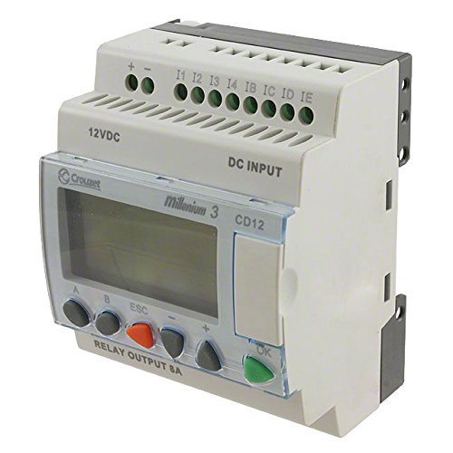 Crouzet 88970045 Programmable Logic Controller (PLC) - Industrial Automation & Control for Manufacturing, HVAC, and Robotics