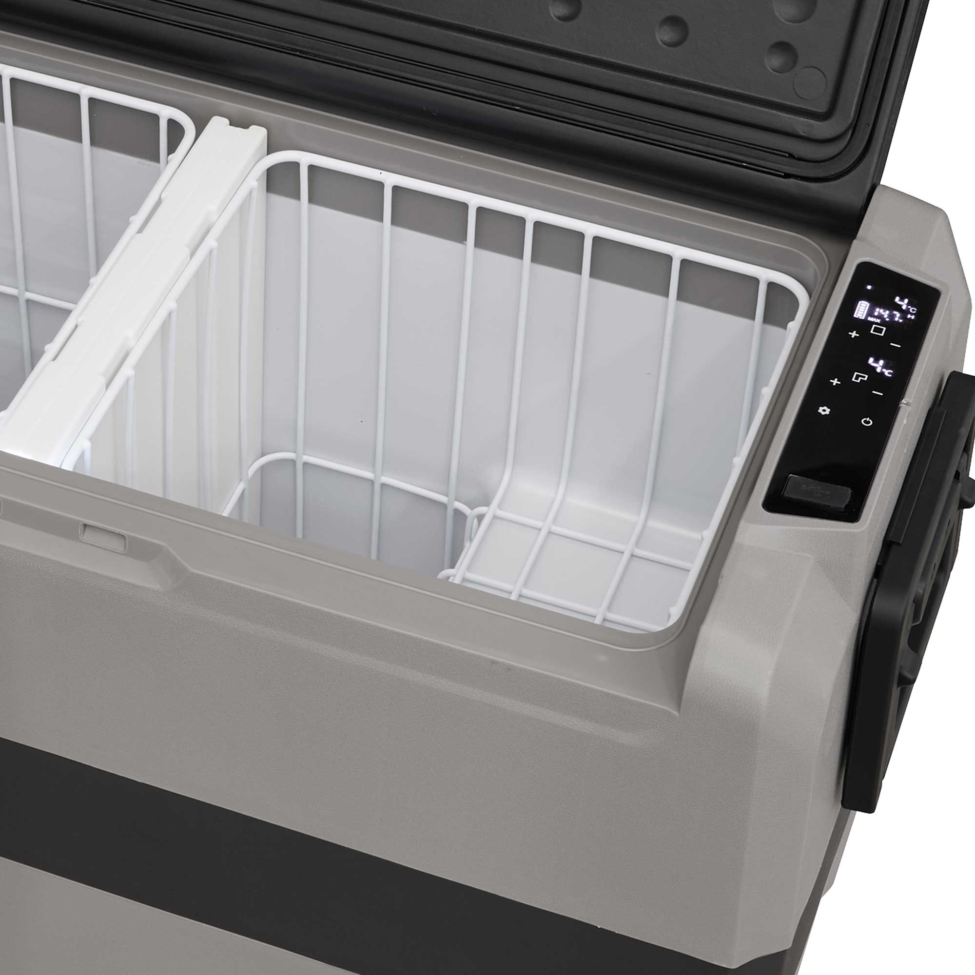 50L Portable Car Fridge Freezer - 12V/24V/230V Dual Zone Compressor Cooler for Road Trips, Camping & Outdoor Adventures | DL132 Model