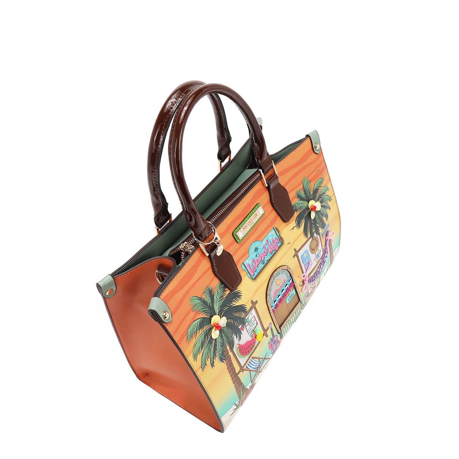 Stylish Sun and Sand Satchel Bag for Women - Waterproof Beach Tote with Adjustable Strap - Perfect for Travel, Vacation, and Outdoor Adventures