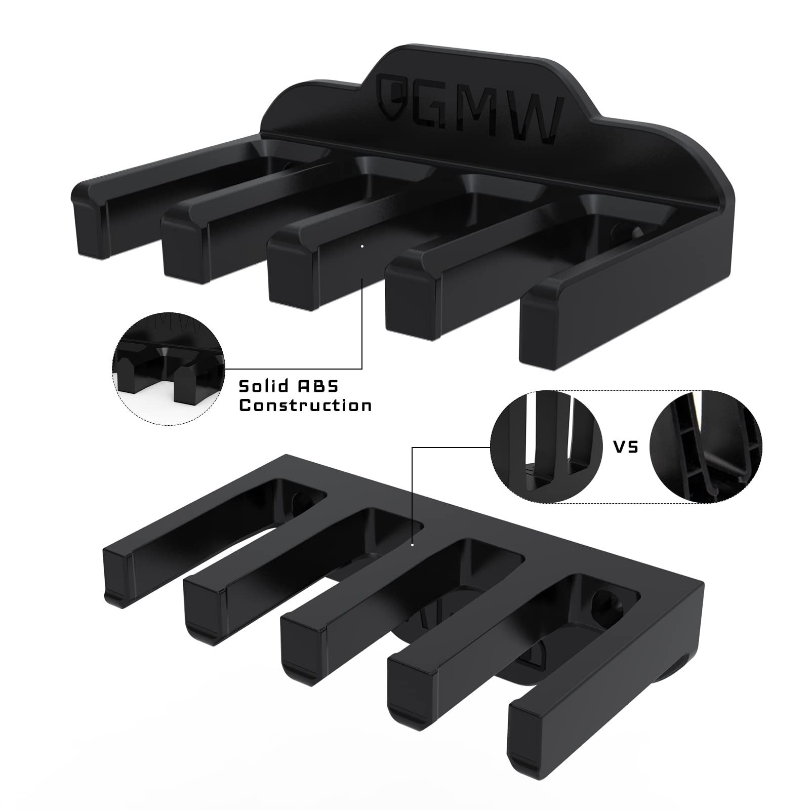 GMW PMAG Magazine Holder - AR Magnetic Mag Holder for Gun Safe & Wall Mount, AR-15 Magazine Storage Accessories - Perfect for Home Defense, Range Training & Gun Safe Organization