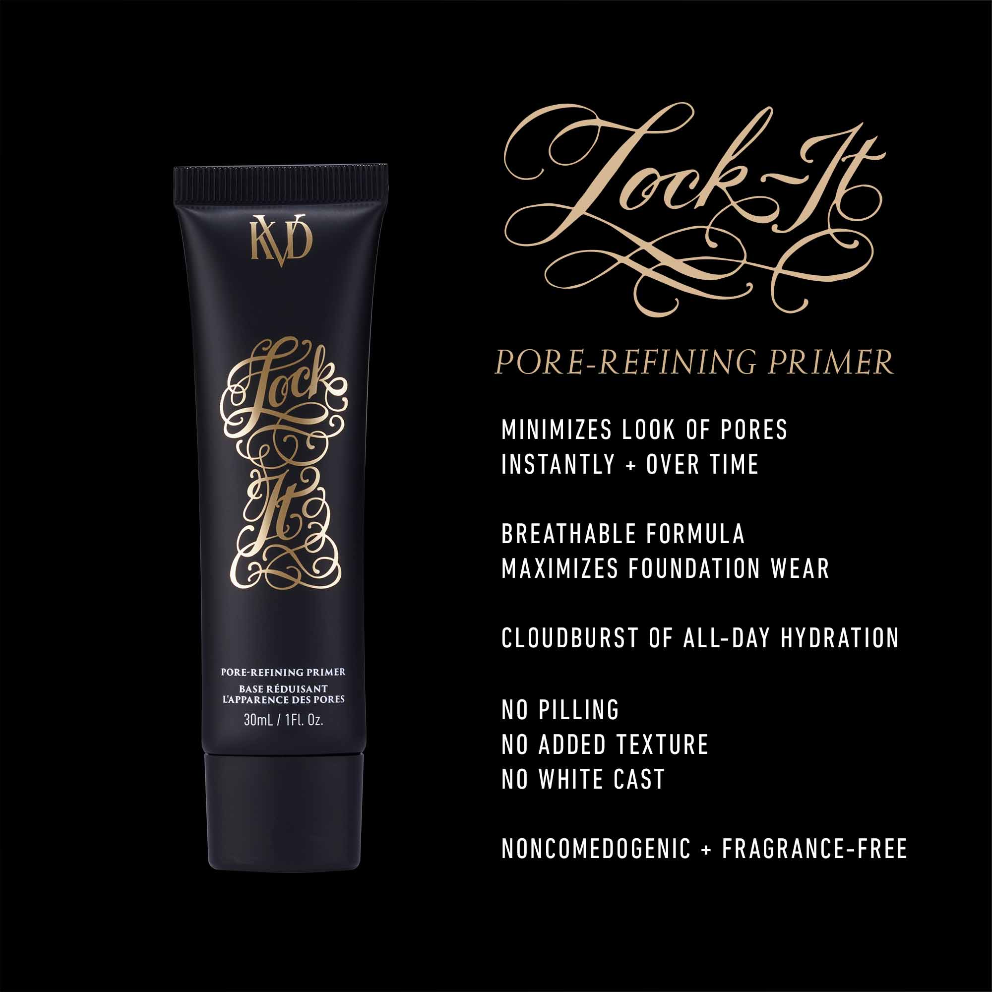 Lock It Pore Refining Primer - Oil Control & Smoothing Face Makeup Base for Flawless Skin | Perfect for Daily Wear & Special Occasions
