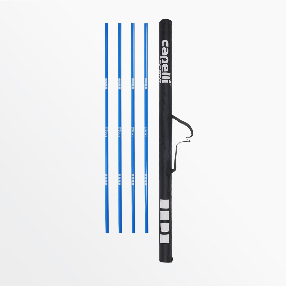 CS Corner Flag Poles - 4 Piece Set Without Base - Perfect for Soccer Games, Sports Events & Backyard Play
