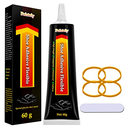 Best Transparent Shoe Glue for Sole Repair - Strong Adhesive for Shoes, Boots & Leather - Perfect for DIY Shoe Fixes at Home or Professional Repairs