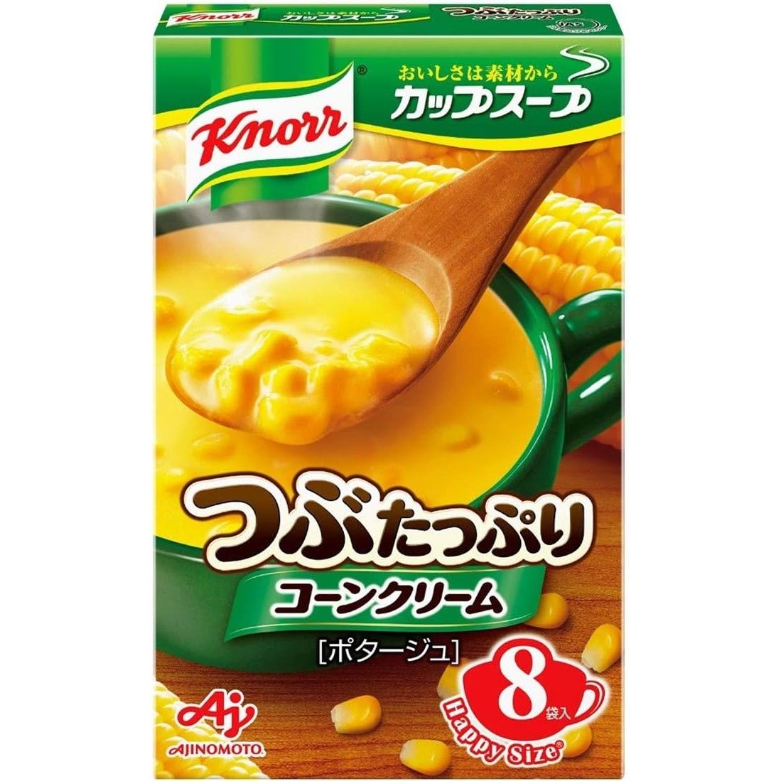 Knorr Instant Chunky Corn Soup Creamy Corn Potage - 8 Count Pack | Quick & Easy Meal Solution for Busy Weeknights, Camping & Office Lunches