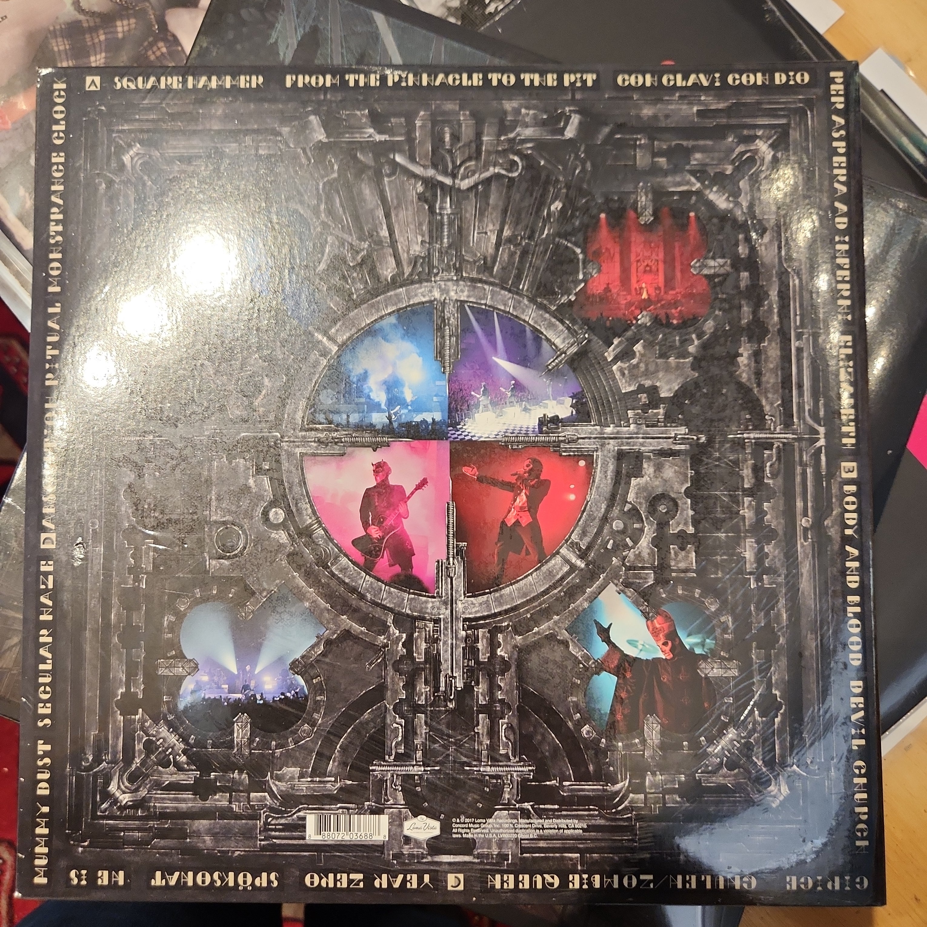 Ghost - Ceremony and Devotion Vinyl LP Record | Limited Edition Gothic Rock Music | Perfect for Collectors & Halloween Party Decor