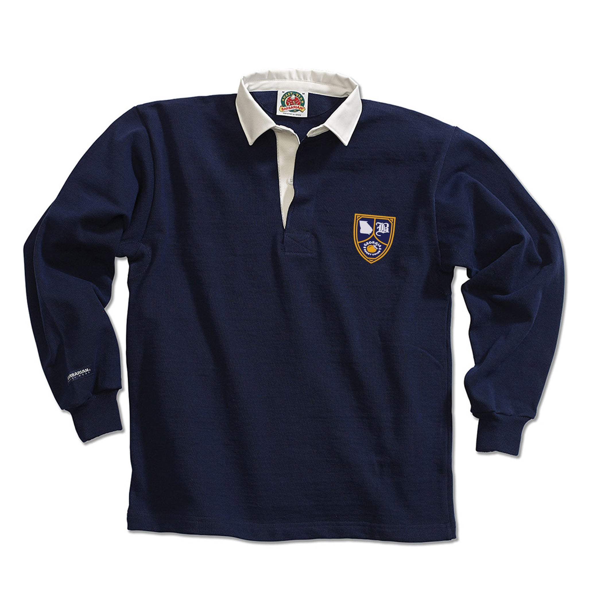 Georgia Rugby Union Solid Traditional Jersey - Authentic Rugby Shirt for Men & Women - Perfect for Matches, Training & Fan Support