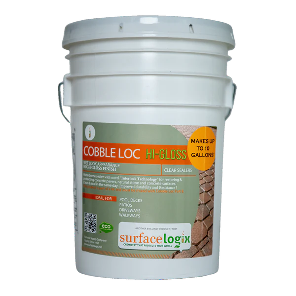 Cobble Loc Hi Gloss - Premium Self-Adhesive Floor Tile for Easy Home Renovation | Perfect for Kitchen, Bathroom & Basement Floors