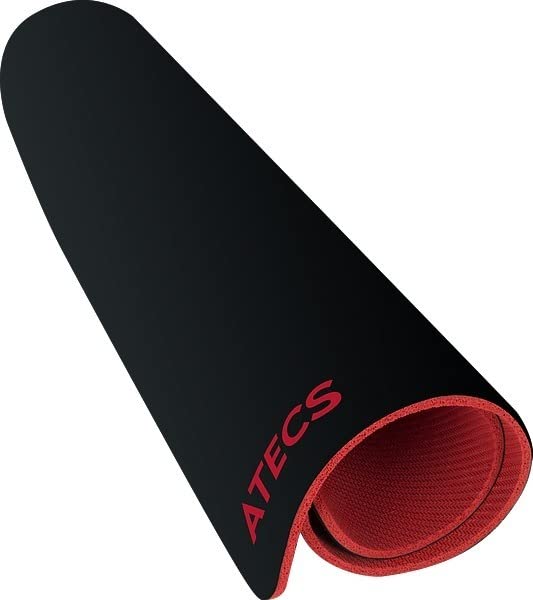 ATECS Soft Gaming Mousepad - Medium Size, Black - Perfect for PC, Laptop & Office Use