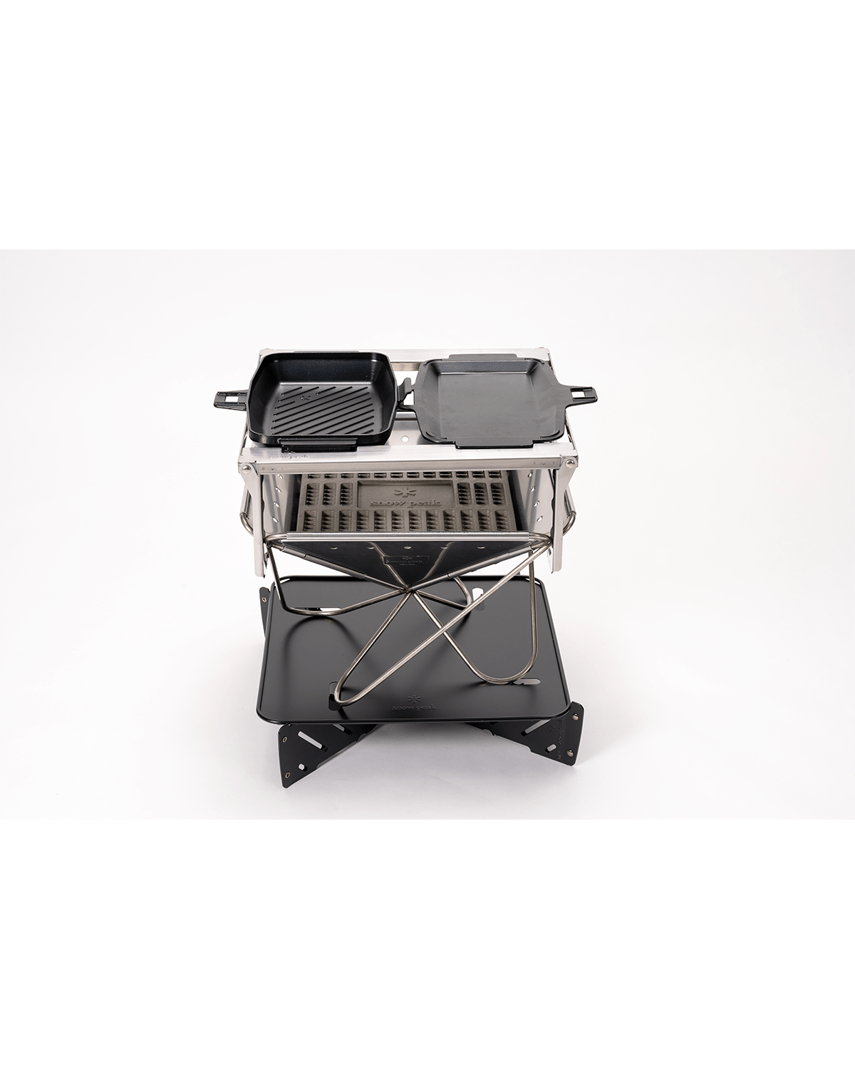 Cast Iron Sandwich Skillet - Heavy Duty Grill Pan for Perfect Paninis, Grilled Cheese & Breakfast Sandwiches - Ideal for Stovetop, Camping & Outdoor Cooking