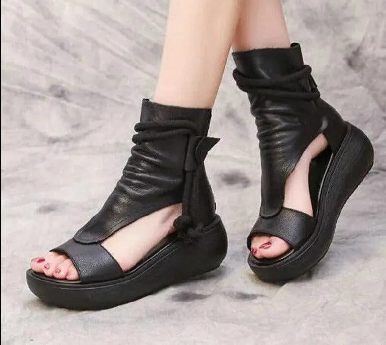 Women's Comfortable Tassel Wedge Sandals - Stylish Summer Casual Shoes for Beach, Vacation & Outdoor Walking