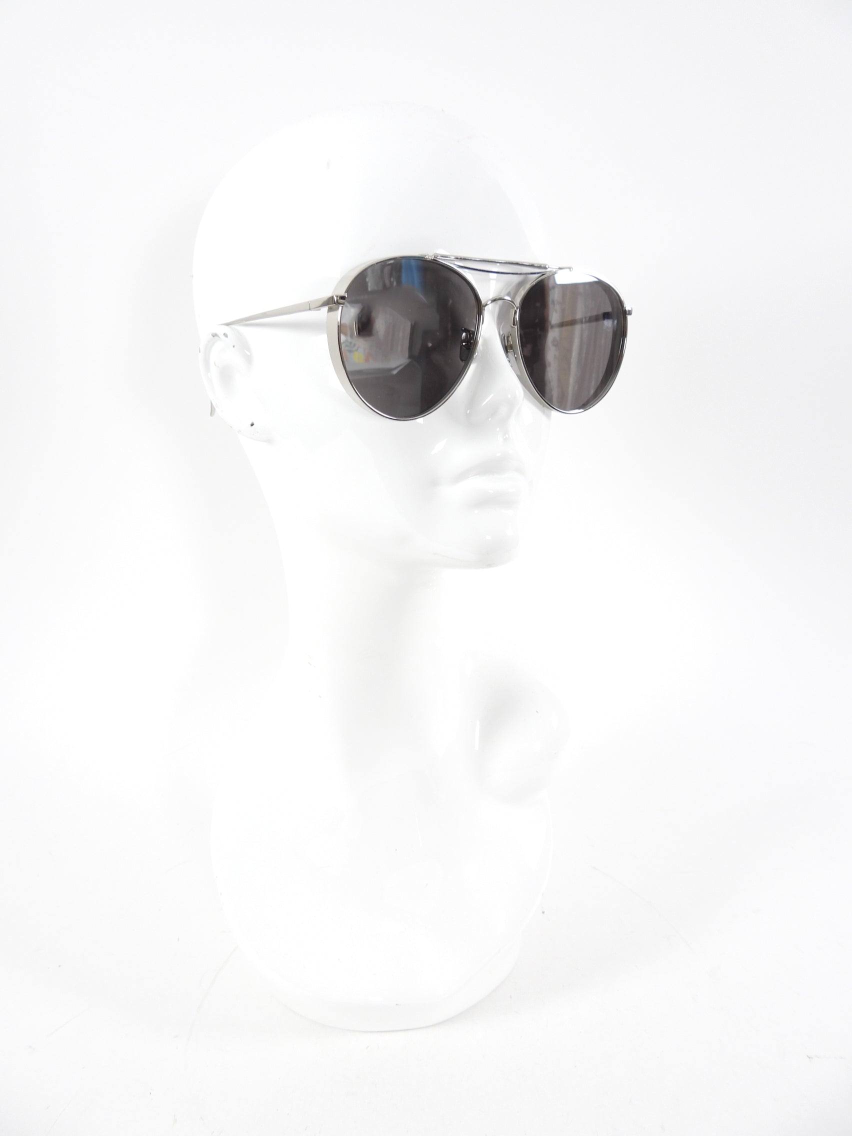Gentle Monster Silver Mirror Aviator Sunglasses for Women & Men - UV Protection Polarized Fashion Shades for Driving, Beach & Outdoor Activities