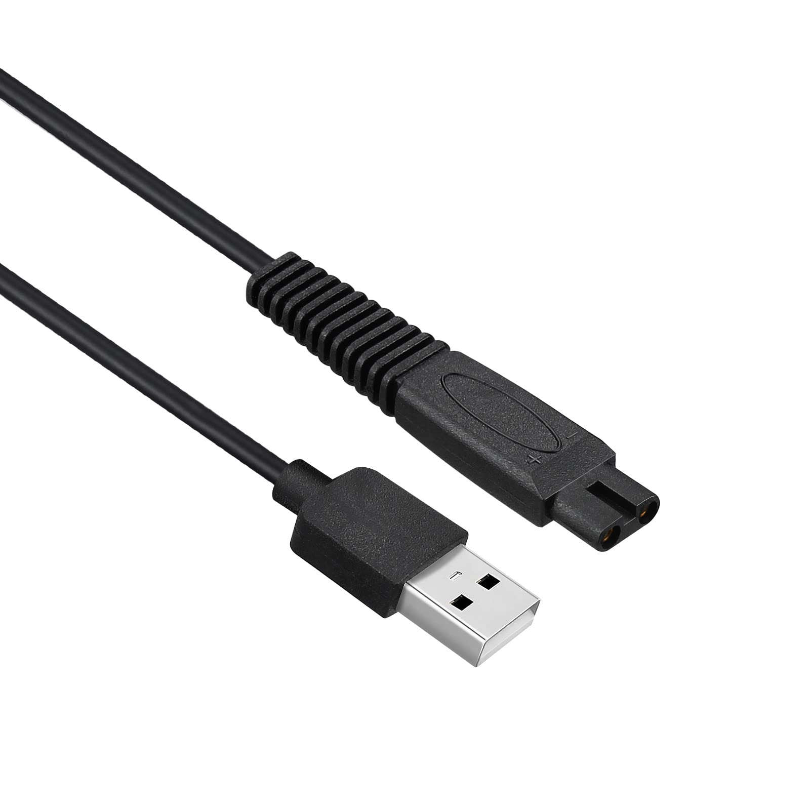 Smays Replacement Charging Cable 2-Pack - Compatible with Head Shavers & Electric Razors | Durable USB Charger Cord for Travel & Home Use