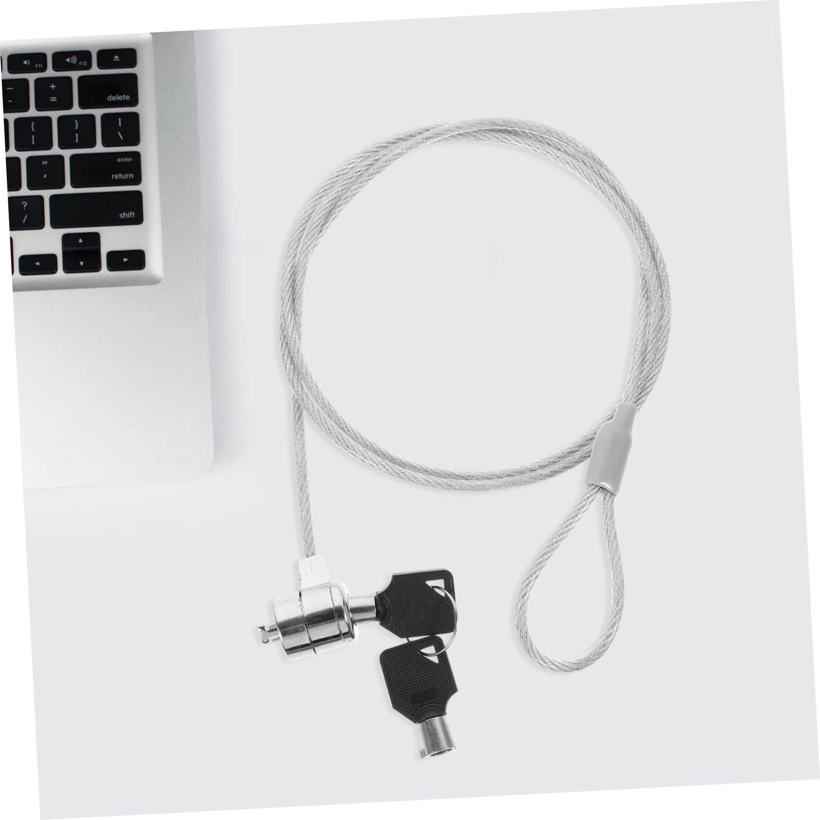 NOLITOY 2-Pack Laptop Security Cable Lock Kit - Anti-Theft Notebook Lock for MacBook, Dell, HP & More - Perfect for Offices, Libraries, Schools & Public Spaces