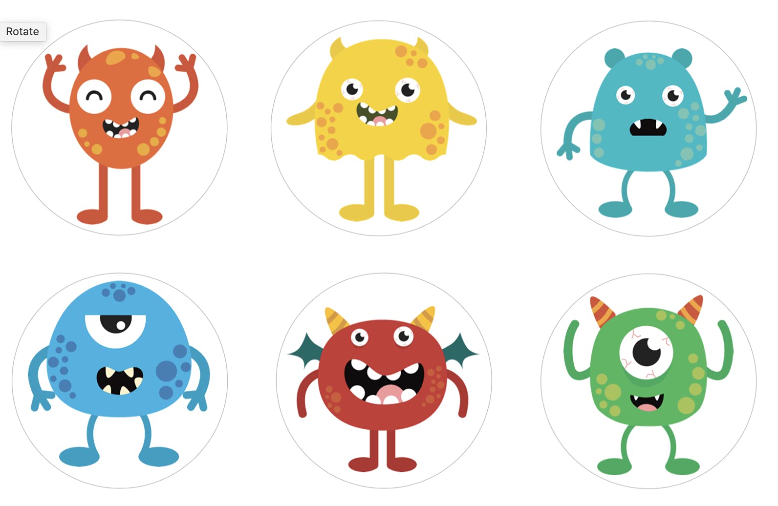 Silly Monsters Edible Cupcake Toppers - Fun Birthday Party Decorations for Kids, Baby Showers & DIY Cake Designs