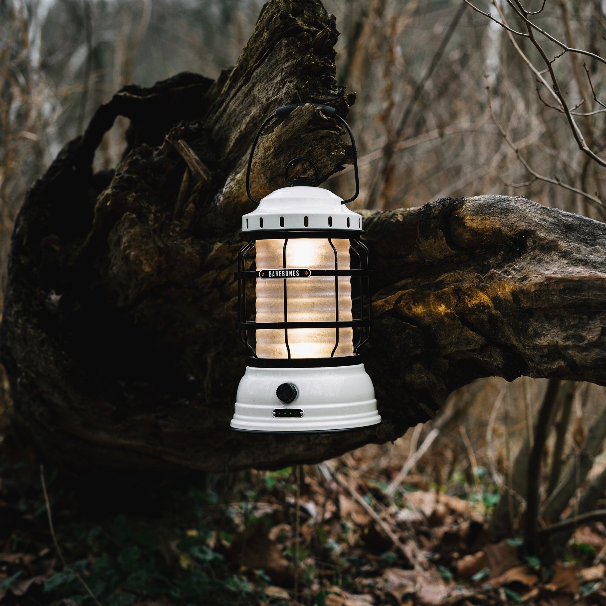 DIY Forest Lantern Kit - Handmade Wooden Camping Light with Solar Power for Outdoor Adventures, Garden Decor & Nighttime Hiking