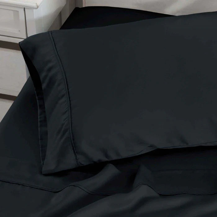 300 Thread Count Modal Beechwood Pillowcase Set - 2 Piece Soft & Breathable Bedding for a Comfortable Night's Sleep - Perfect for Home, Hotel, and Travel Use