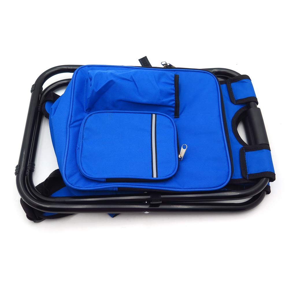 XKMT Portable Folding Camping Chair - Lightweight Fishing Stool with Carry Bag for Outdoor Travel, Beach, Picnic & Backpacking - Compact & Durable for Hiking, Camping Trips and Beach Relaxation