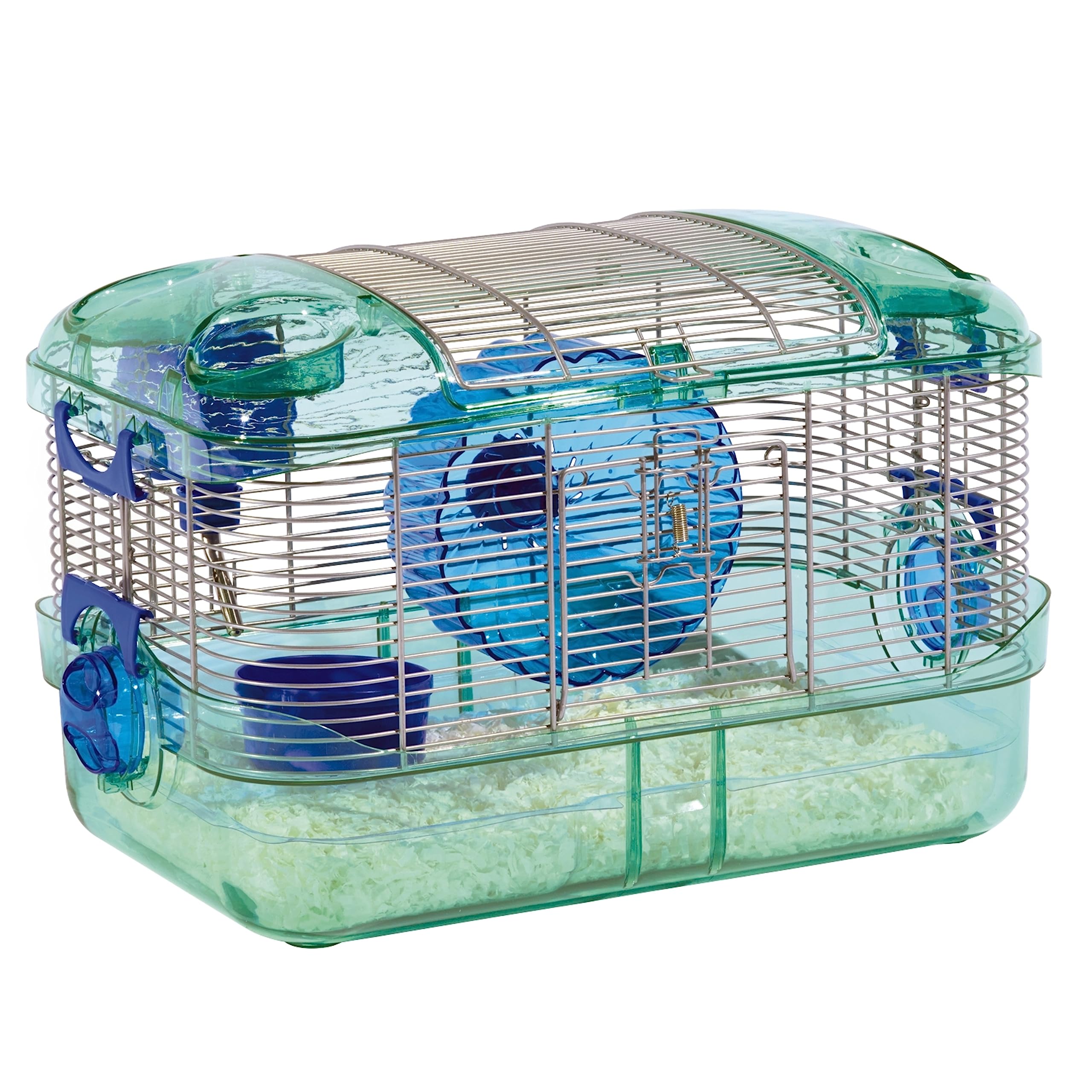 Kaytee CritterTrail Quick Clean Habitat for Small Pets - Gerbils, Hamsters & Mice | Easy-Clean Cage with Removable Tray | Perfect for Home, Classroom or Office Use