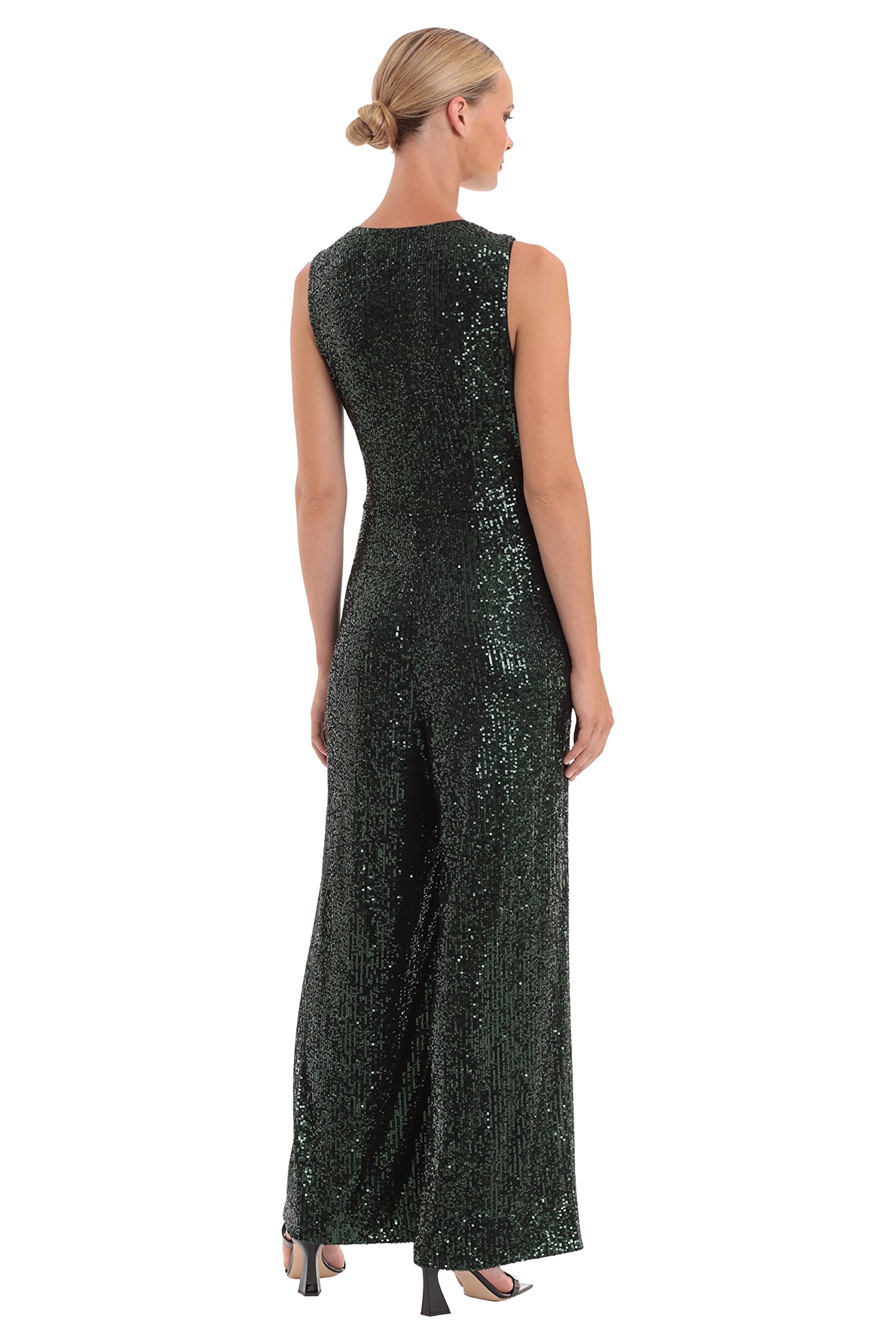 Maggy London Women's Sleeveless Wrap Jumpsuit - Elegant Casual & Evening Wear for Parties, Weddings & Special Occasions