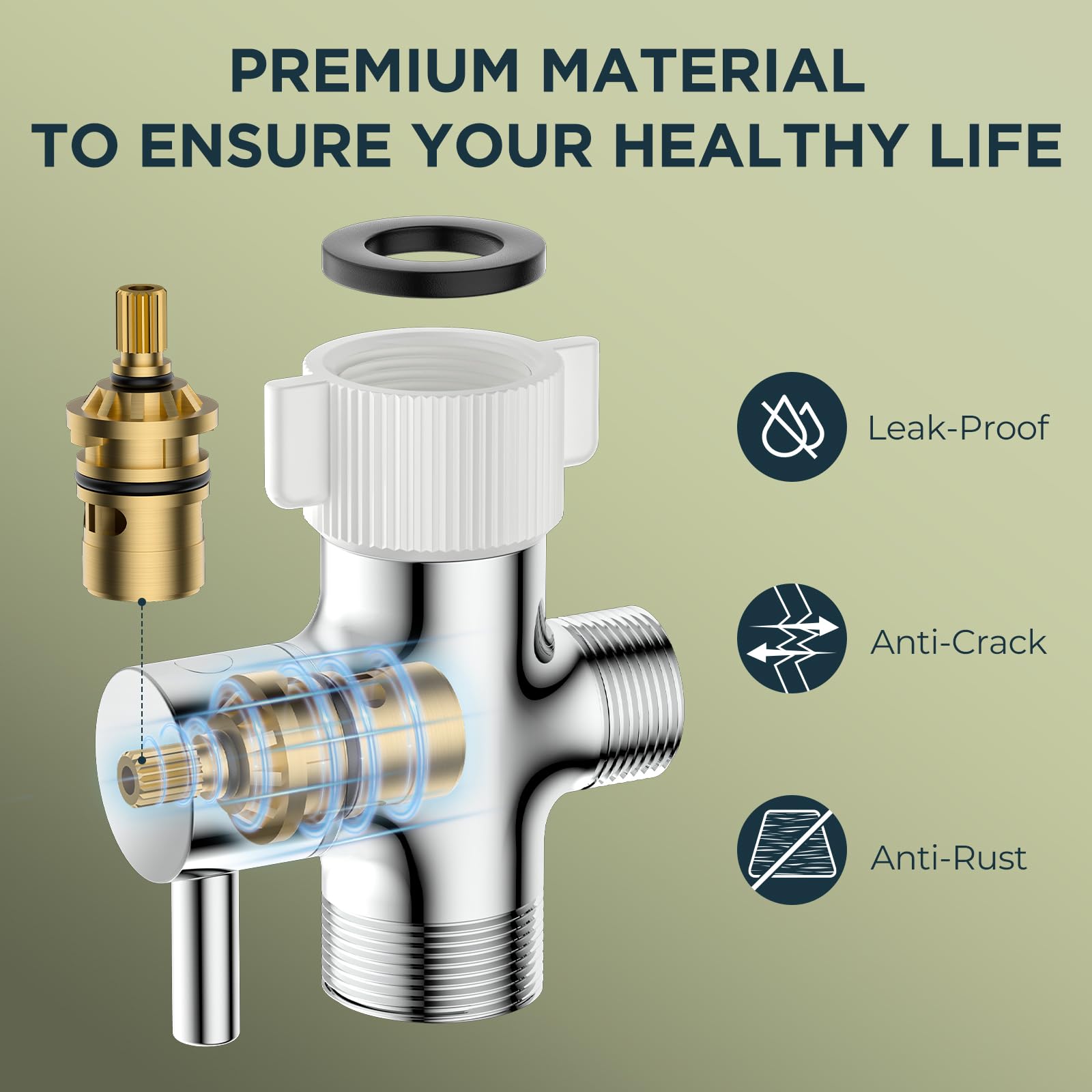 Stainless Steel Handheld Bidet Sprayer for Toilet - Adjustable Water Pressure & 2 Spray Modes - Muslim Shower Toilet Spray Kit for Enhanced Personal Hygiene - Perfect for Bathroom Cleaning & Postpartum Care