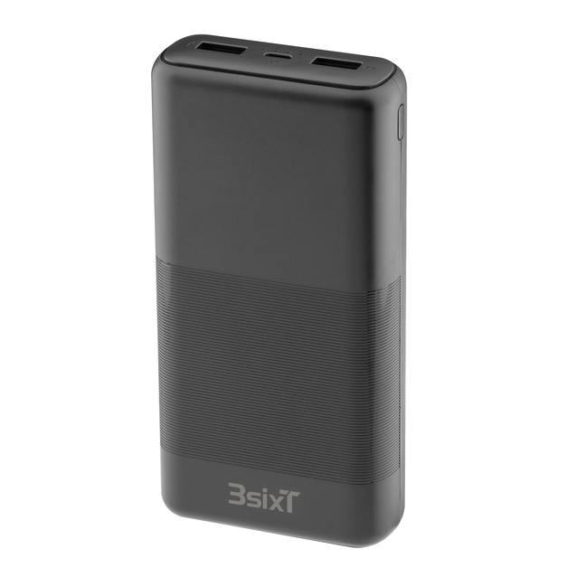 3sixT 20000mAh Portable Charger - High Capacity Power Bank for iPhone, Samsung, Android - Fast Charging External Battery for Travel, Camping, and Emergency Use