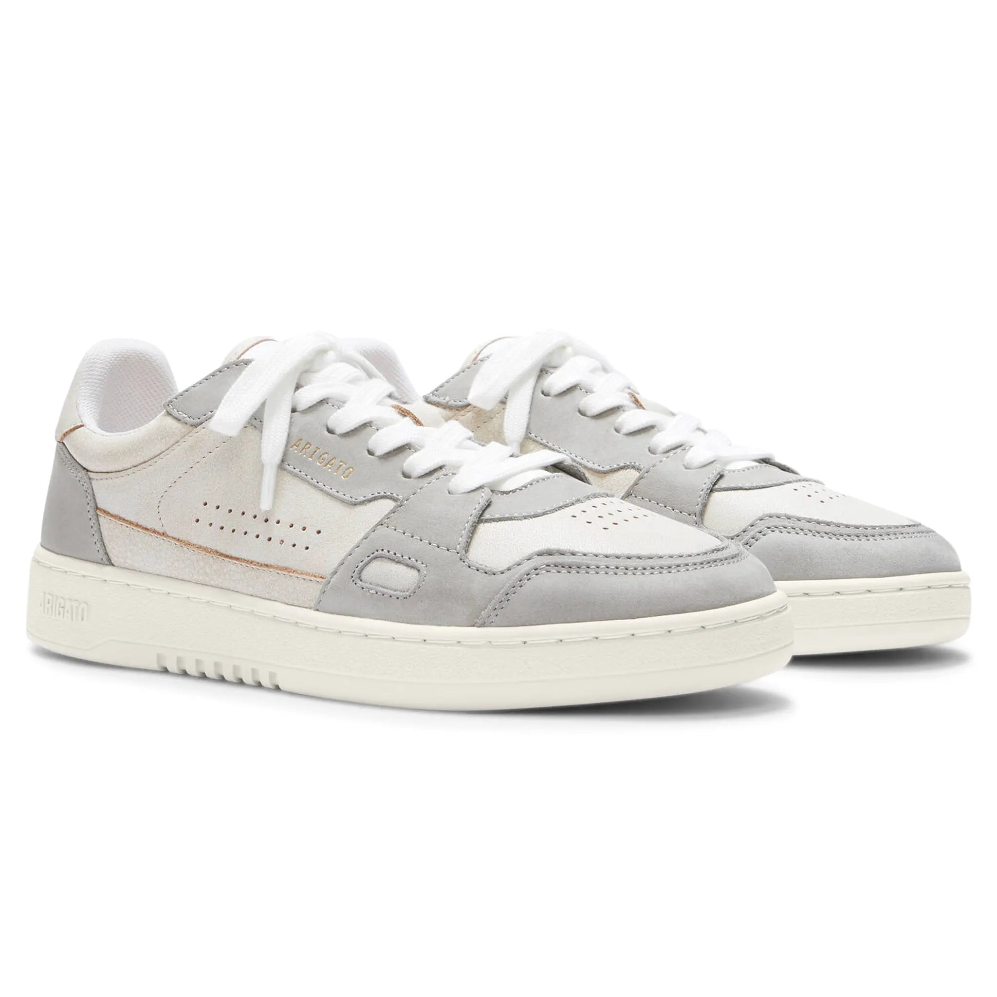 Axel Arigato Dice Low Beige Light Grey Sneakers for Men - Minimalist Casual Shoes | Perfect for Streetwear, Office & Everyday Outfits