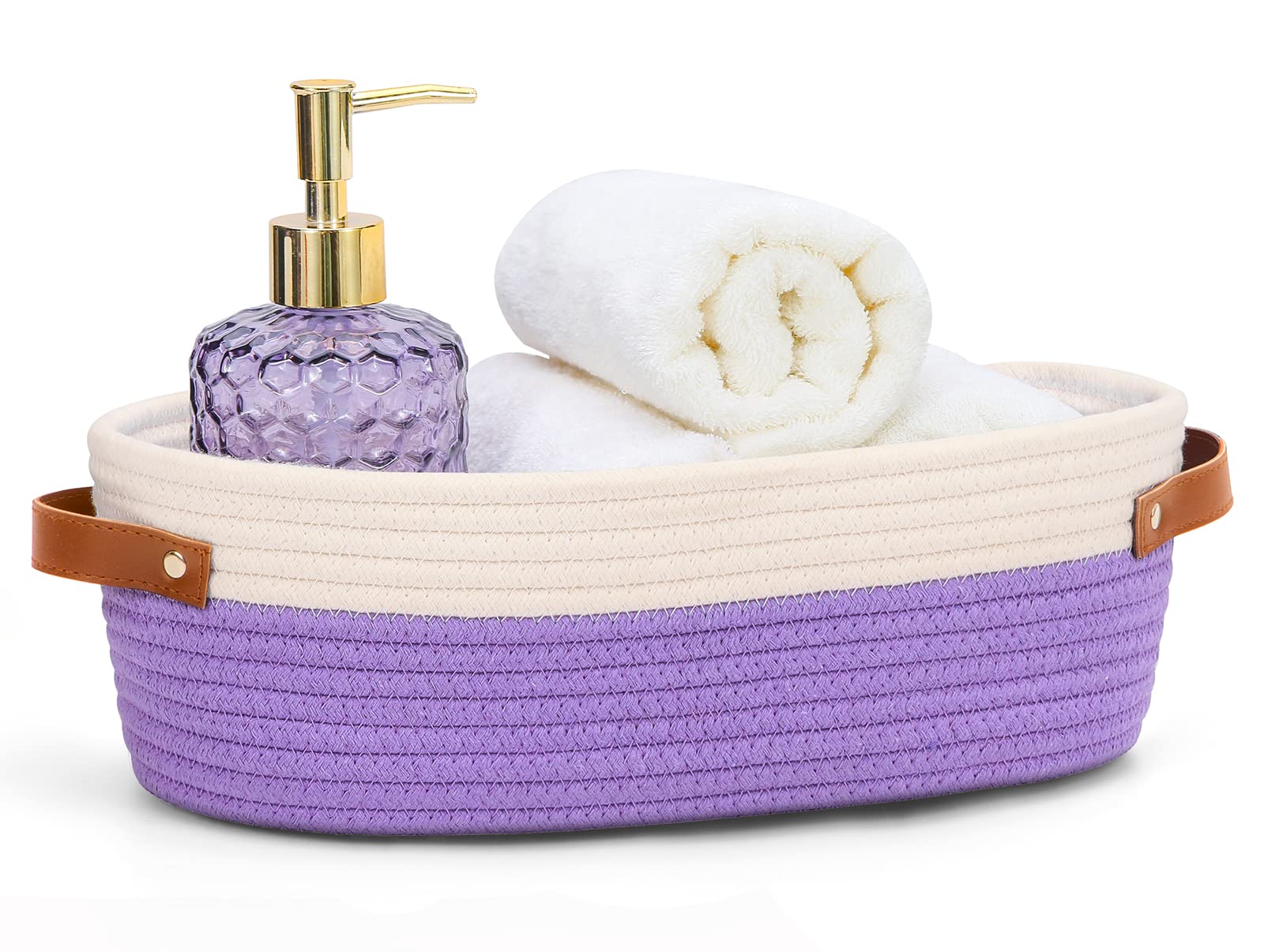 Cotton Rope Woven Storage Basket - 13