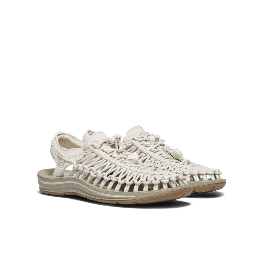 UNEEK Women's Sneakers - Breathable Comfort Walking Shoes for Women | White Cap/Cornstalk | Perfect for Casual Wear, Travel & Outdoor Activities