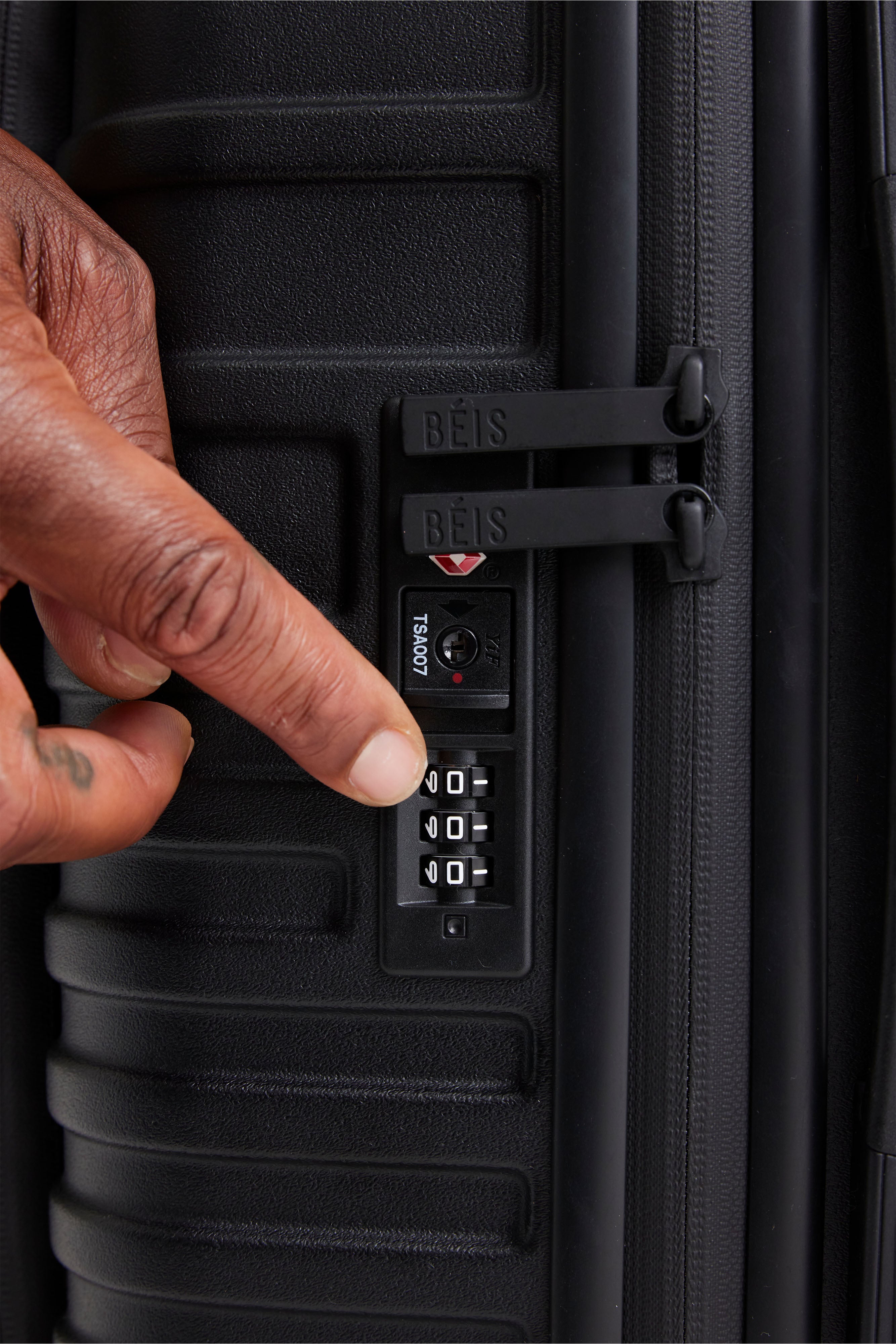 Black Front Pocket Carry On Roller Luggage - Perfect for Air Travel & Business Trips | Compact & Convenient Carry-On Suitcase