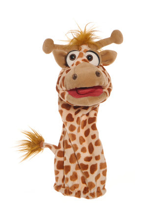Gregory the Giraffe Hand Puppet - Soft Plush Animal Toy for Kids, Interactive Storytelling & Educational Play - Perfect for Classroom, Birthday Gifts & Imaginative Playtime (Code 129)
