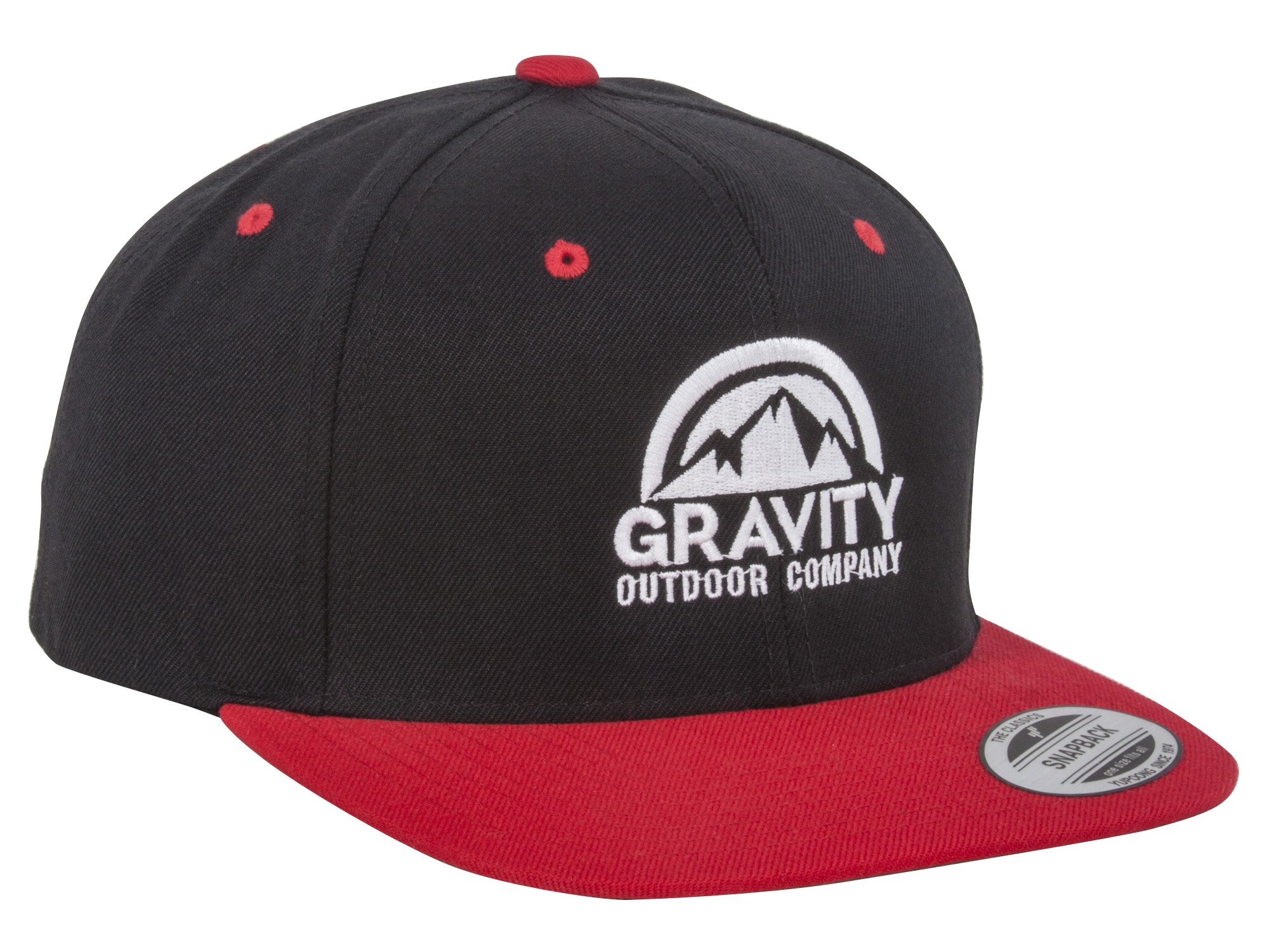 Gravity Outdoor Co. 经典可调节Snapback帽子 - 户外运动、日常休闲必备时尚单品