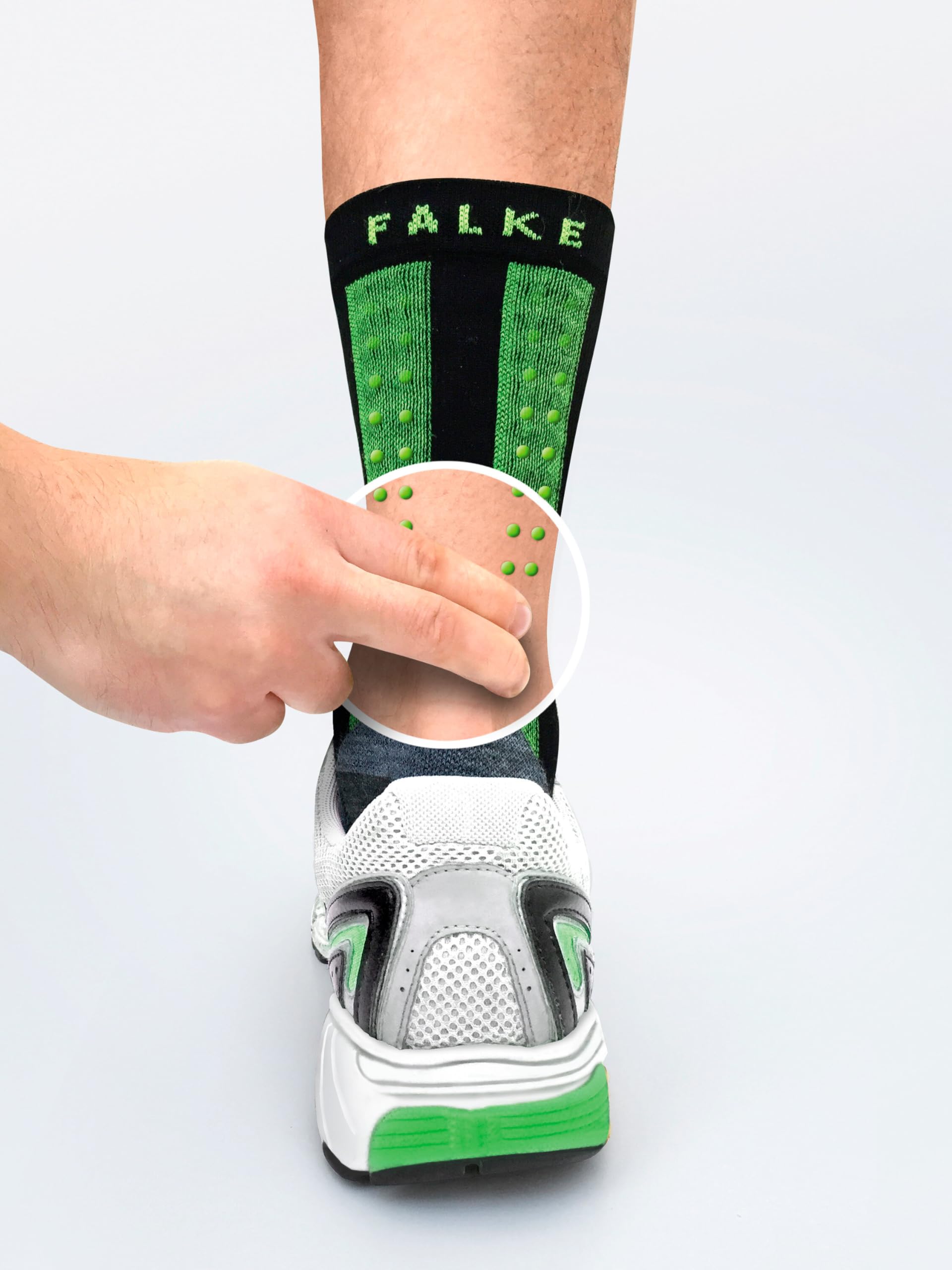 FALKE Women's Running Socks with Achilles Support - Breathable Athletic Socks for Jogging, Gym & Sports - 1 Pair (Ideal for Marathon Training & Active Lifestyle)