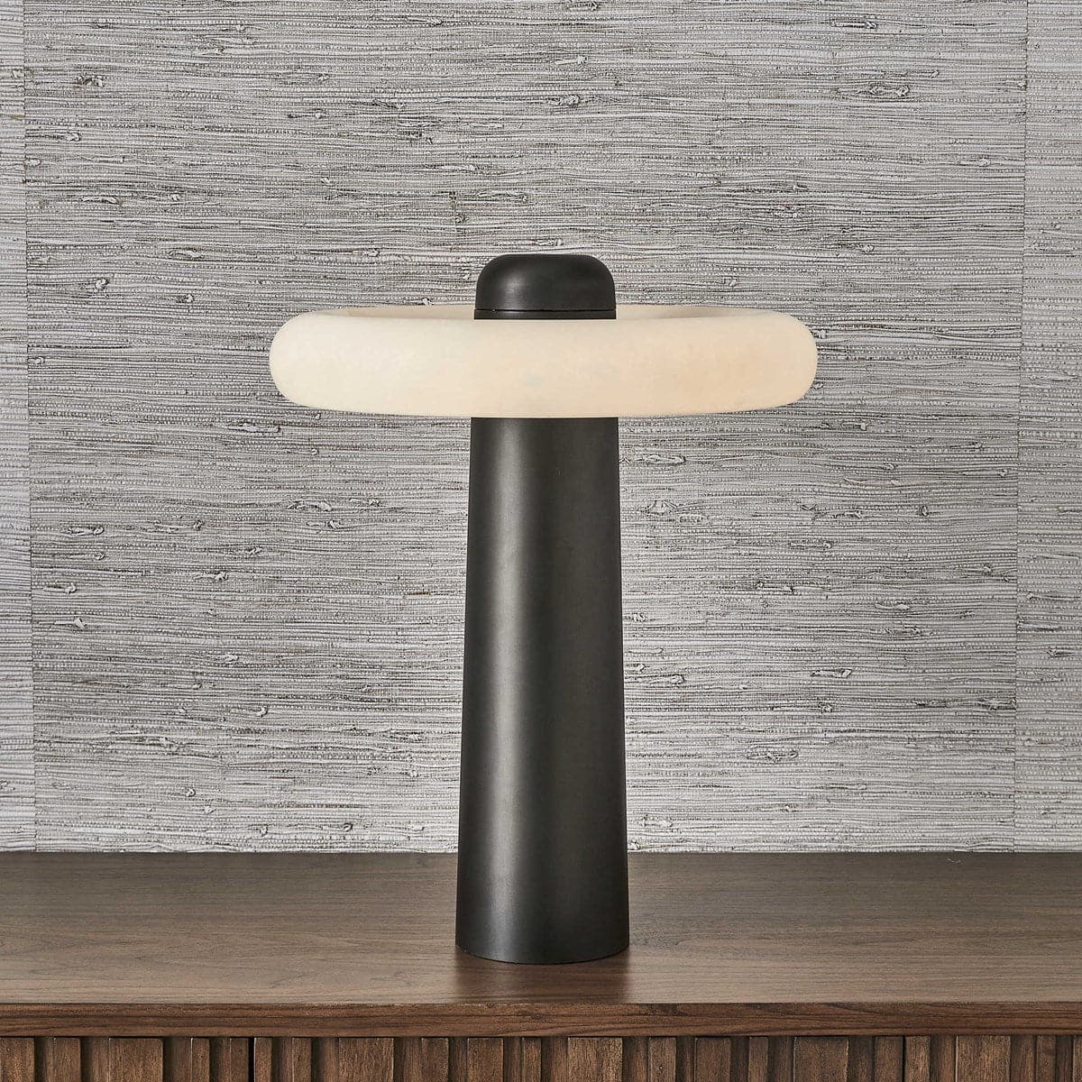 Stylish Anatole Table Lamp - Modern LED Bedside Lighting for Bedroom, Living Room & Office - Warm White & Adjustable Brightness