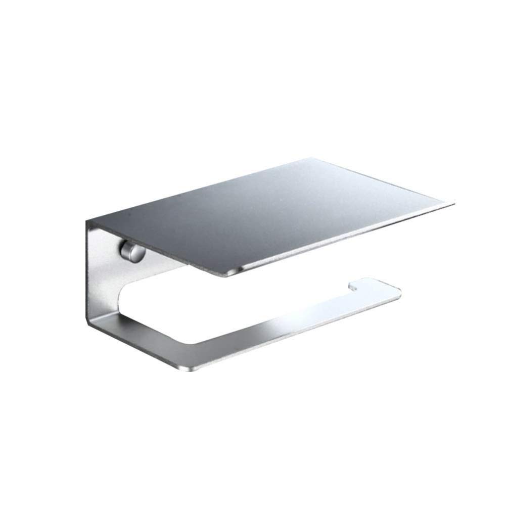 Aluminum Wall Mount Phone Holder & Shelf Bracket for Bathroom Kitchen