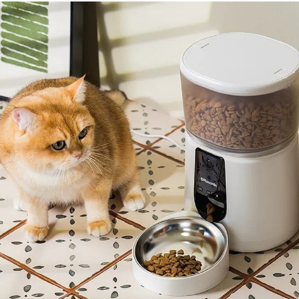SMART FEED Automatic Pet Feeder - Programmable Smart Dog & Cat Food Dispenser with Timer & Portion Control - Perfect for Travel, Workdays & Multi-Pet Homes