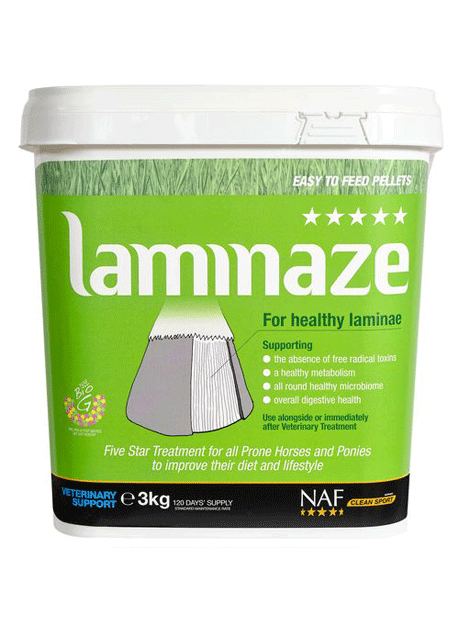 NAF Laminaze Pellets for Horses - Hoof Support Supplement for Laminitis Prevention & Recovery - Ideal for Pasture & Stable Use