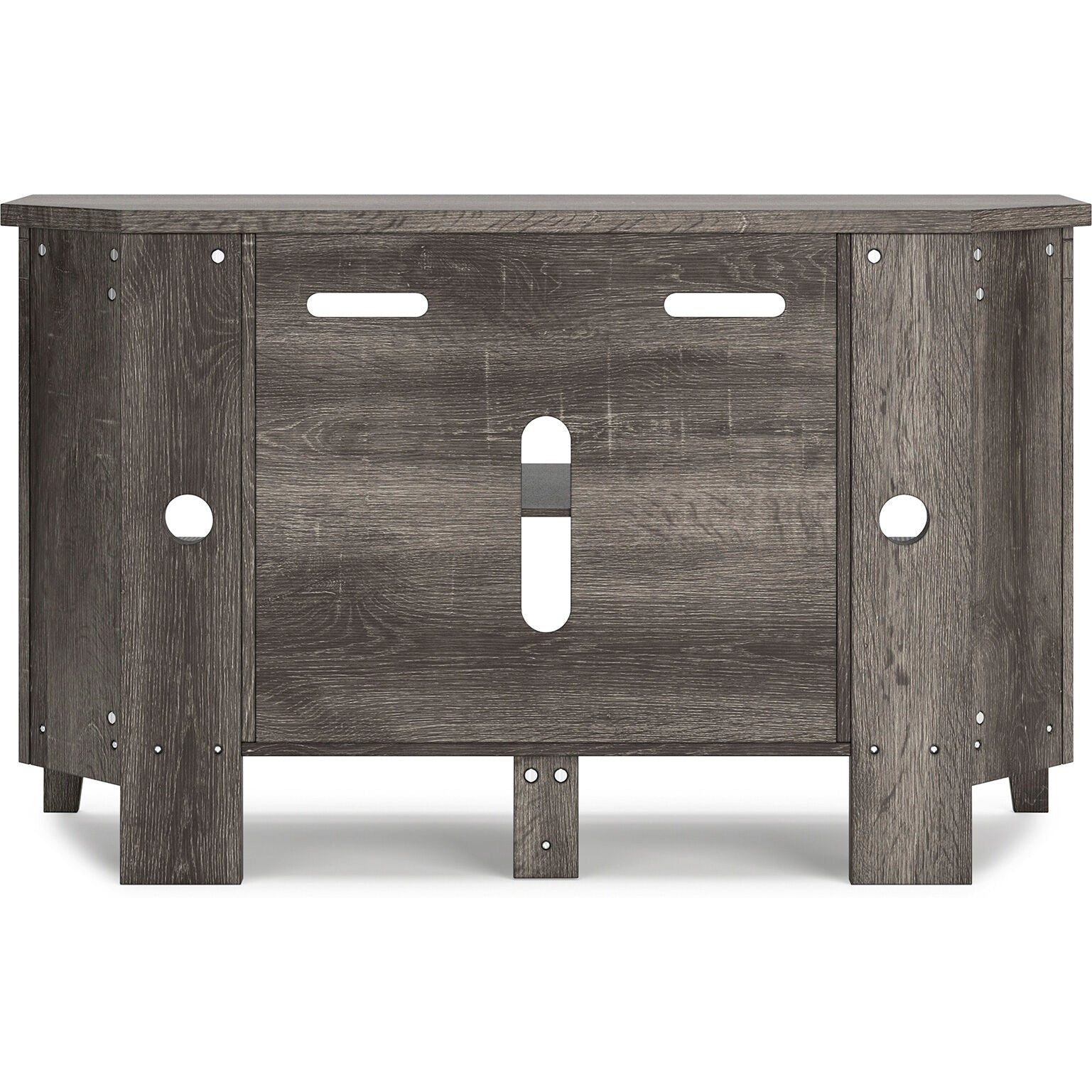 Arlenbry Corner Console Table - Modern Wooden Entryway Sofa Table with Storage Shelf - Perfect for Small Spaces, Living Room, Bedroom, or Hallway Decor