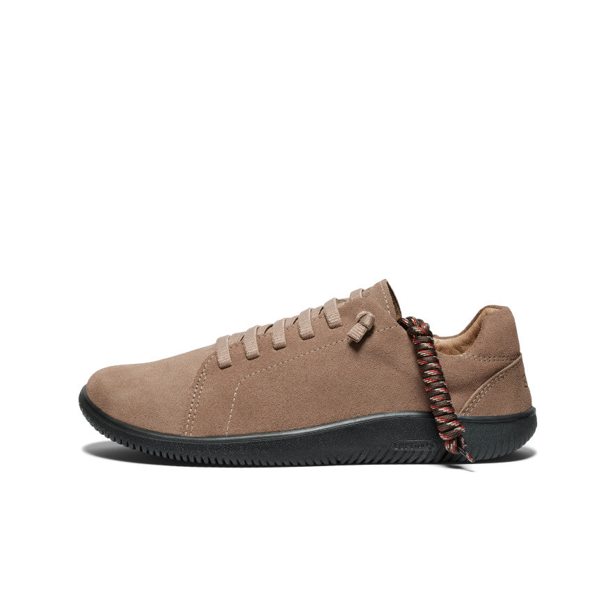 Men's KNX Suede Lace-Up Shoes - Caribou/Black | Comfortable Casual Sneakers for Walking, Work & Everyday Wear