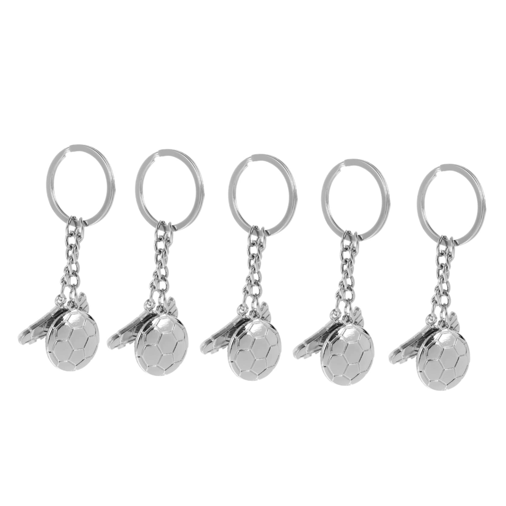 Holibanna 15 Pcs Alloy Soccer Boot Keychain Set - Mini Football Keychains for Boys, Perfect for Sports Enthusiasts, Gift Ideas, and Backpack Accessories