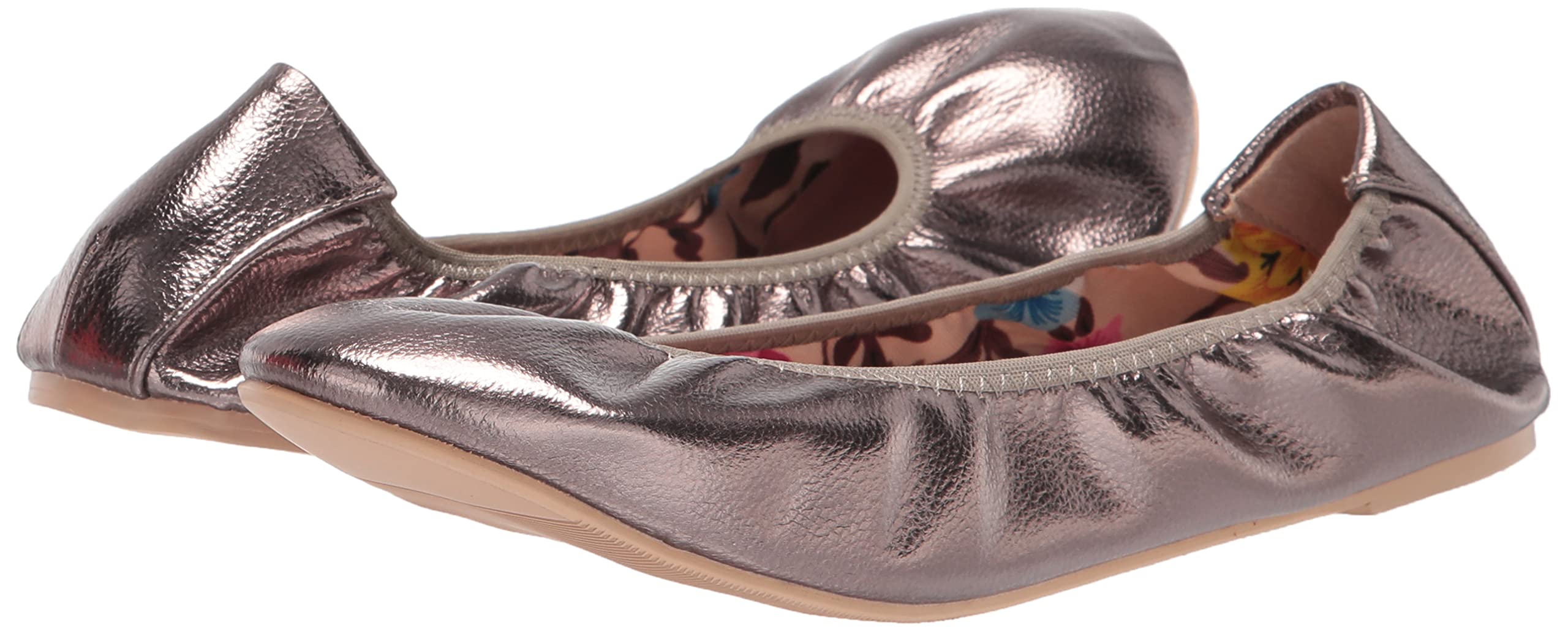 Journee Collection Women's Comfortable Ballet Flats - Lightweight Slip-On Shoes for Work, Travel & Everyday Wear
