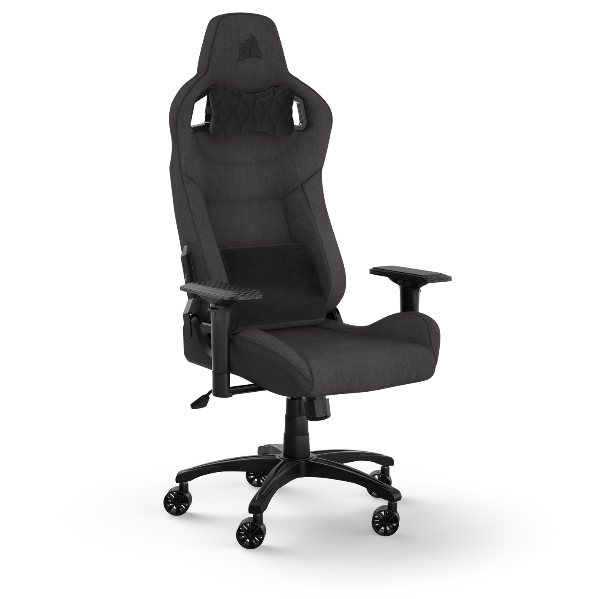 CORSAIR T3 RUSH Gaming Chair - Ergonomic Esports Chair with Adjustable Lumbar Support & Headrest - Perfect for PC Gamers & Streamers