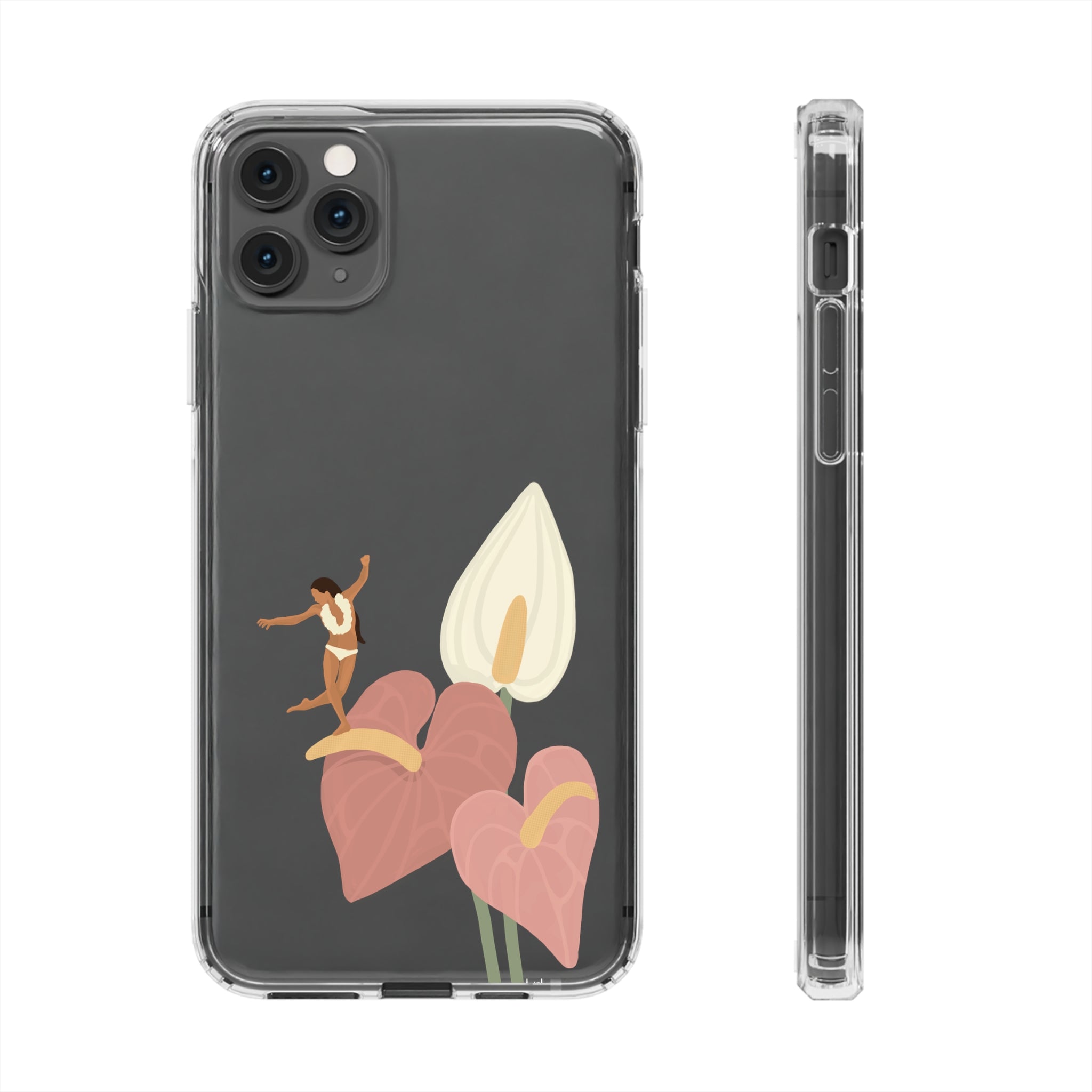 He'e Nalu Clear Phone Case - Ultra Slim Protective Cover for iPhone & Samsung - Perfect for Beach, Surfing & Outdoor Activities