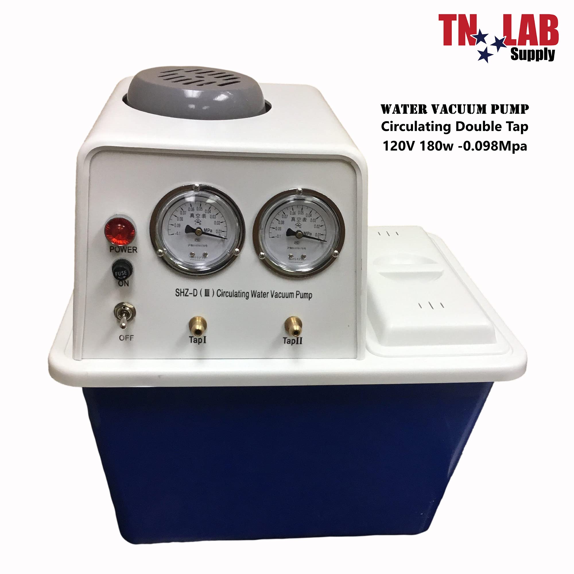 TN Lab 120V Water Circulating Vacuum Pump for Laboratory Use | High-Efficiency Scientific Equipment for Chemistry Experiments, Distillation & Research Applications