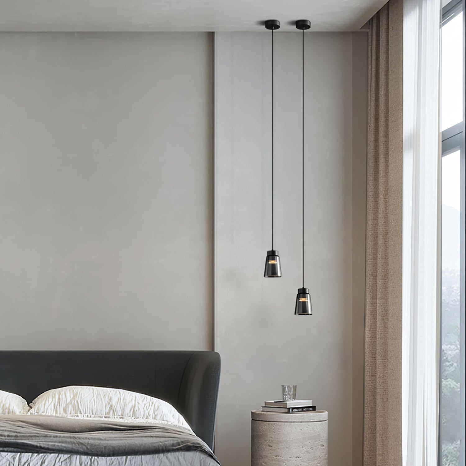 Jerez2 Modern Pendant Light - Elegant Hanging Chandelier for Kitchen Island, Dining Room, and Living Room Decor - Dimmable LED Lighting Fixture with Adjustable Height