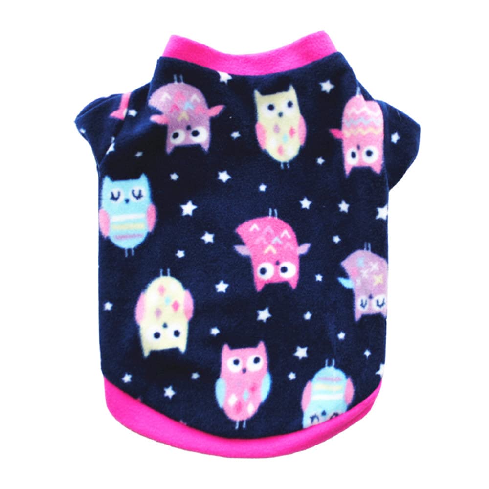 HUANSUN Fleece Dog Coat - Soft & Warm Pet Clothing for Small to Medium Dogs & Cats - Winter Puppy Sweater for Indoor & Outdoor Use - Perfect for Cold Weather Walks and Cozy Home Comfort